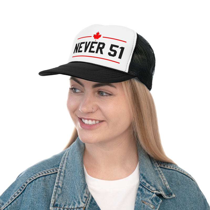 Never 51 Canada Trucker Cap